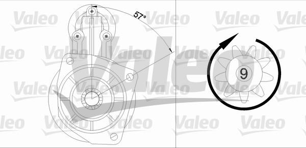 Valeo 455683 - Starteris ps1.lv