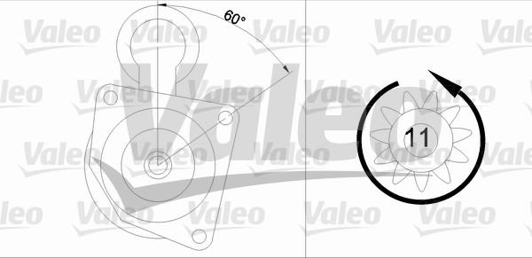 Valeo 455678 - Starteris ps1.lv