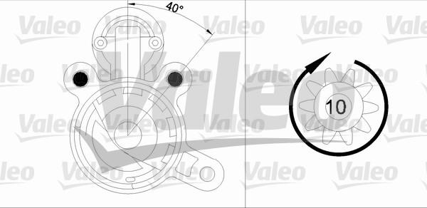 Valeo 455890 - Starteris ps1.lv