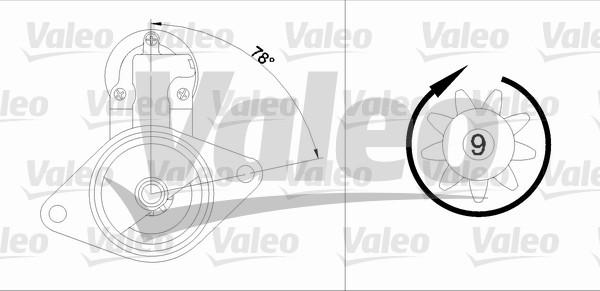 Valeo 455885 - Starteris ps1.lv