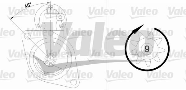 Valeo 455888 - Starteris ps1.lv