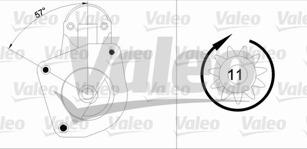 Valeo 455872 - Starteris ps1.lv