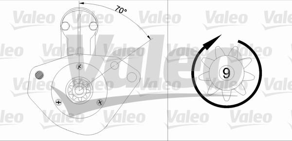 Valeo 455744 - Starteris ps1.lv