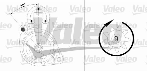 Valeo 455736 - Starteris ps1.lv