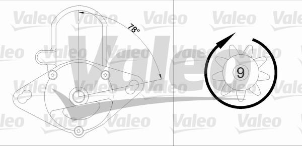 Valeo 455737 - Starteris ps1.lv