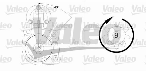 Valeo 458194 - Starteris ps1.lv