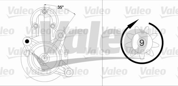 Valeo 458204 - Starteris ps1.lv