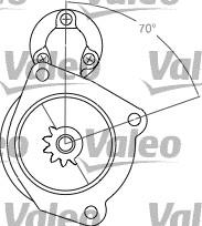 Valeo 458201 - Starteris ps1.lv