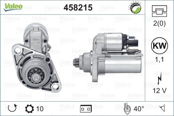 Valeo 458215 - Starteris ps1.lv