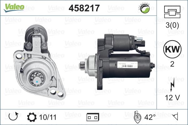 Valeo 458217 - Starteris ps1.lv