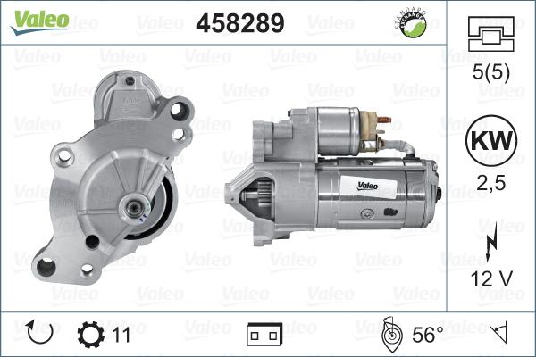 Valeo 458289 - Starteris ps1.lv