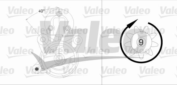 Valeo 458230 - Starteris ps1.lv