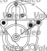 Valeo 458274 - Starteris ps1.lv