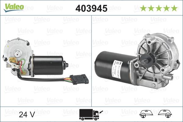 Valeo 403945 - Stikla tīrītāju motors ps1.lv