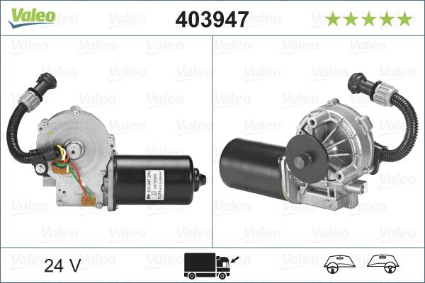 Valeo 403947 - Stikla tīrītāju motors ps1.lv