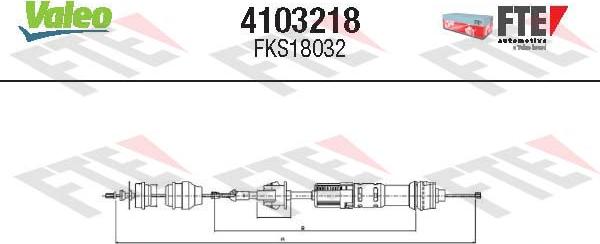 Valeo 4103218 - Trose, Sajūga pievads ps1.lv