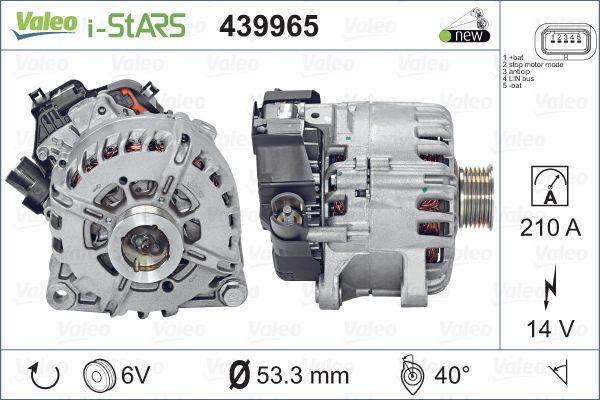 Valeo 439965 - Starteris-ģenerators ps1.lv