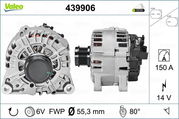 Valeo 439906 - Ģenerators ps1.lv