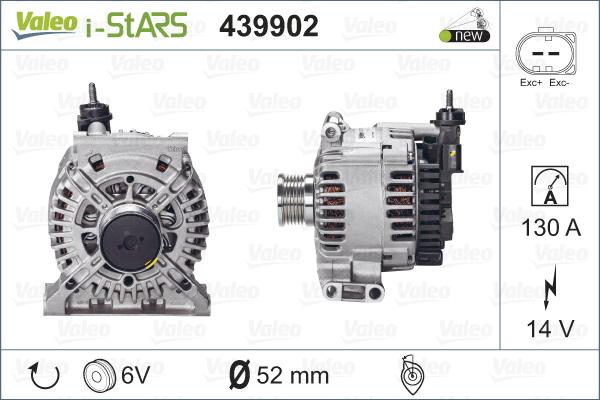 VALEO 439902 - Starteris-ģenerators ps1.lv
