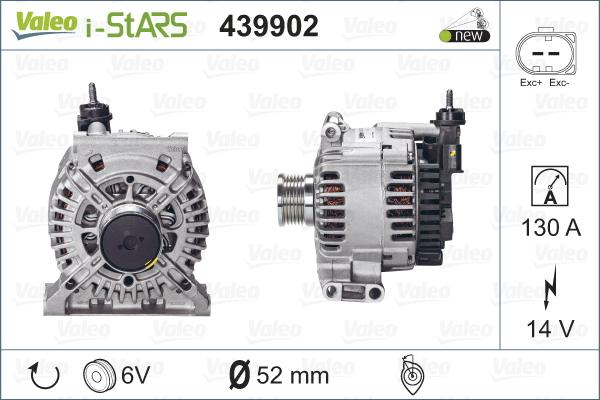 Valeo 439902 - Starteris-ģenerators ps1.lv