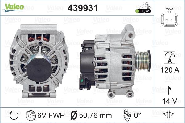 Valeo 439931 - Ģenerators ps1.lv