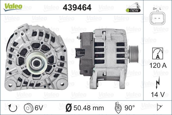 Valeo 439464 - Ģenerators ps1.lv