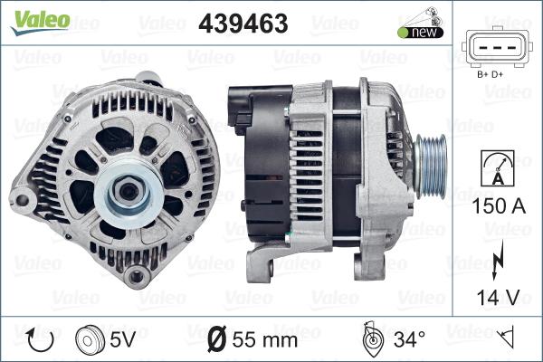 Valeo 439463 - Ģenerators ps1.lv