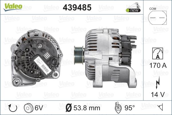 Valeo 439485 - Ģenerators ps1.lv