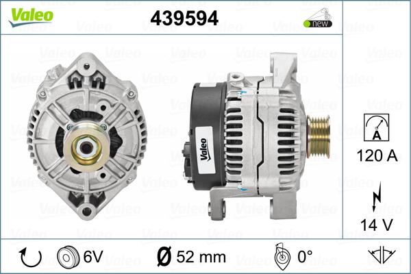 Valeo 439594 - Ģenerators ps1.lv