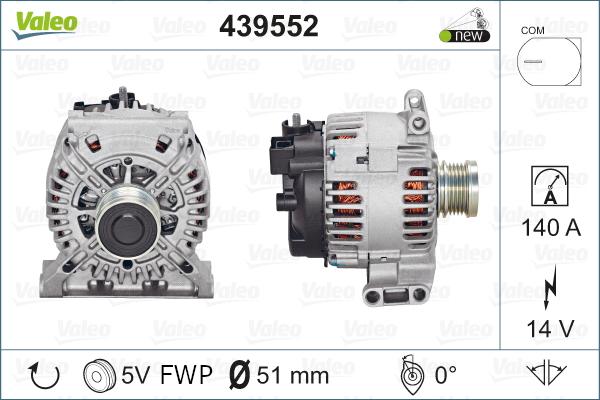 Valeo 439552 - Ģenerators ps1.lv