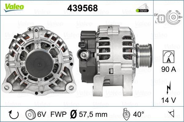 Valeo 439568 - Ģenerators ps1.lv