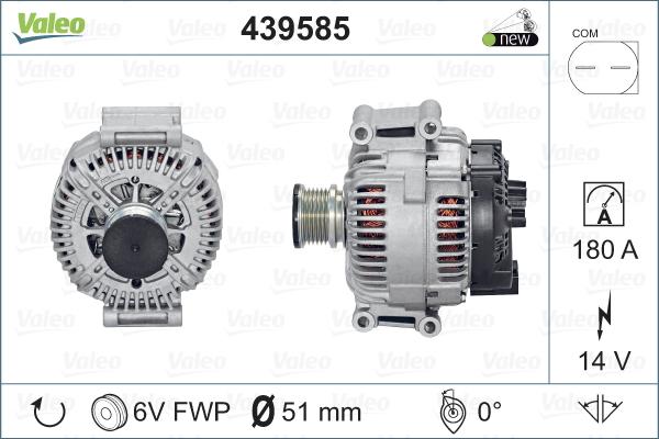 Valeo 439585 - Ģenerators ps1.lv