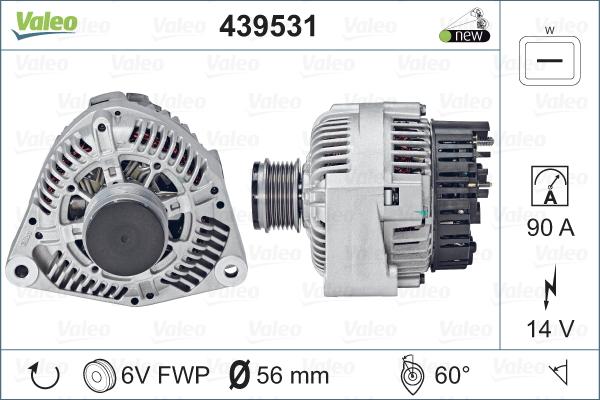 Valeo 439531 - Ģenerators ps1.lv