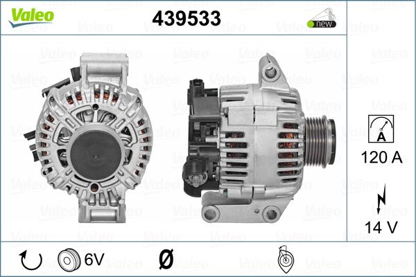 Valeo 439533 - Ģenerators ps1.lv