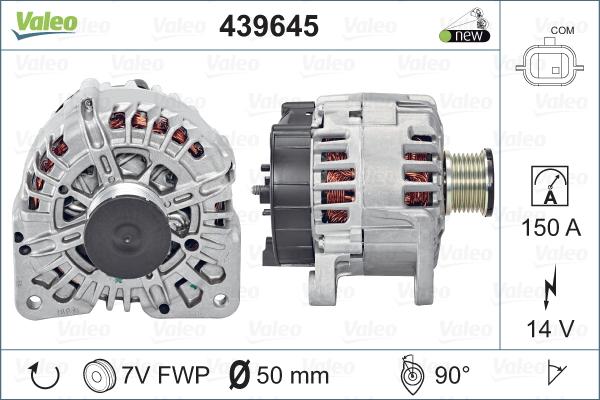 Valeo 439645 - Ģenerators ps1.lv