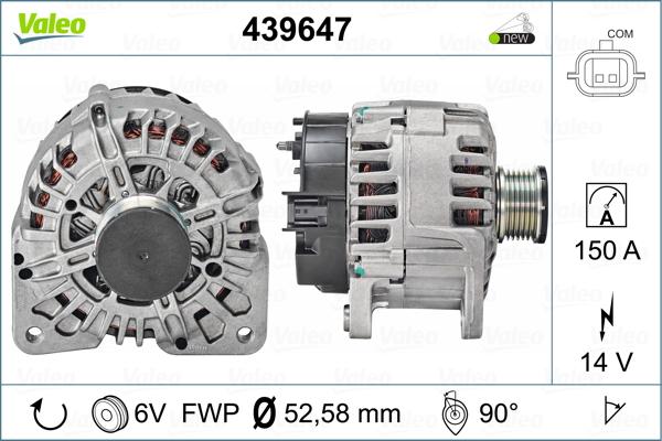 Valeo 439647 - Ģenerators ps1.lv