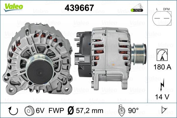 Valeo 439667 - Ģenerators ps1.lv