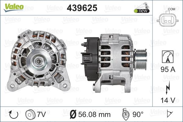 Valeo 439625 - Ģenerators ps1.lv