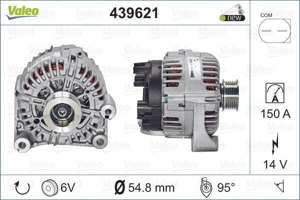 Valeo 439621 - Ģenerators ps1.lv