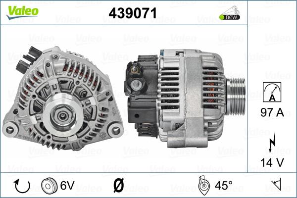 Valeo 439071 - Ģenerators ps1.lv