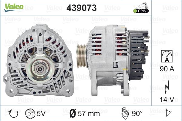 Valeo 439073 - Ģenerators ps1.lv