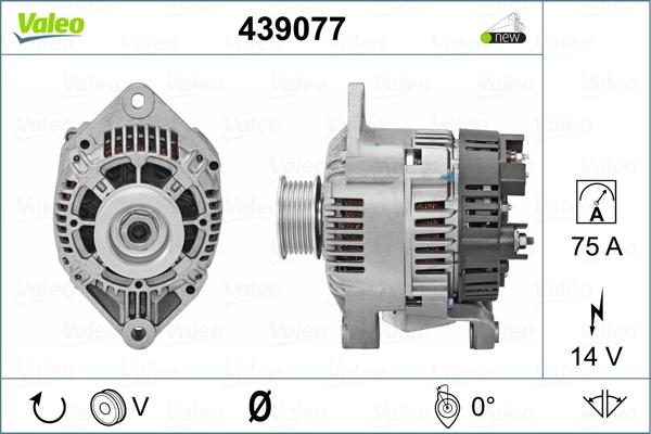 Valeo 439077 - Ģenerators ps1.lv