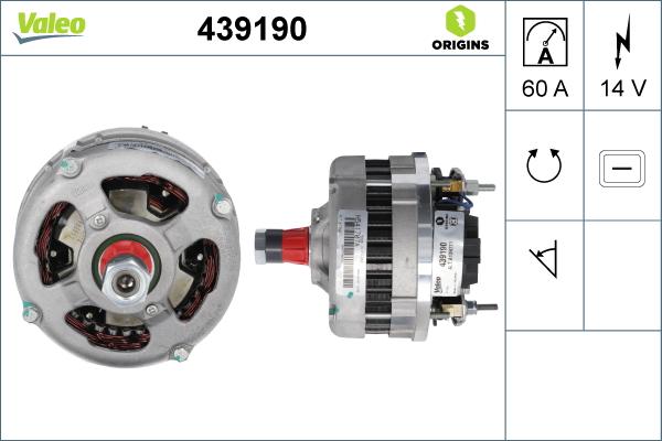 Valeo 439190 - Ģenerators ps1.lv