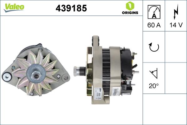 Valeo 439185 - Ģenerators ps1.lv