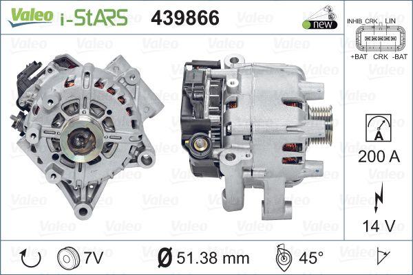 VALEO 439866 - Starteris-ģenerators ps1.lv