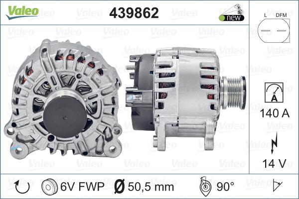 Valeo 439862 - Ģenerators ps1.lv