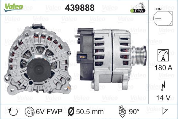 Valeo 439888 - Ģenerators ps1.lv