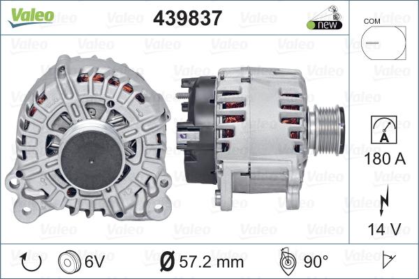 Valeo 439837 - Ģenerators ps1.lv