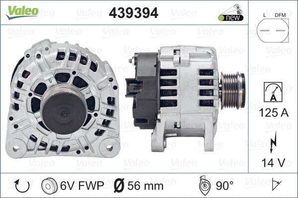 Valeo 439394 - Ģenerators ps1.lv