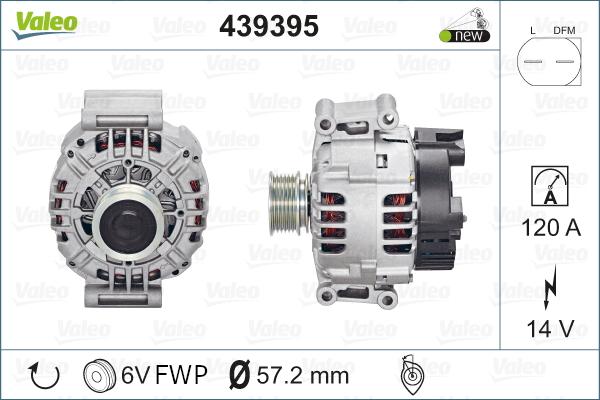 Valeo 439395 - Ģenerators ps1.lv